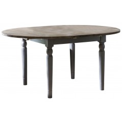 GA Cookham Round Extending Dining Table Grey